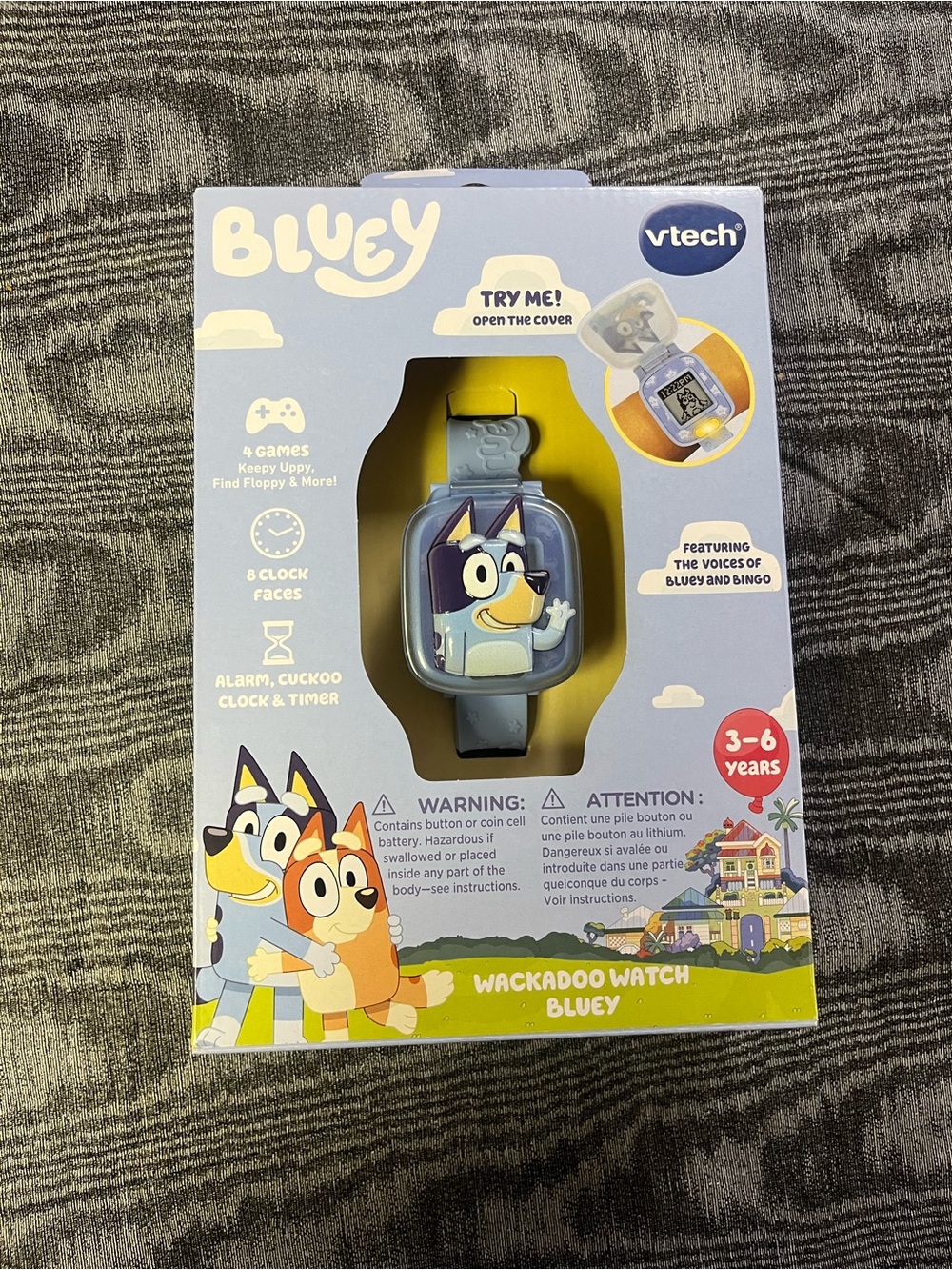 VTech Bluey Wackadoo Watch - Blue Kids Accessory